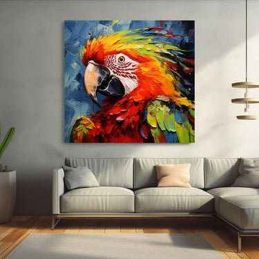Parrot Acrylic Painting